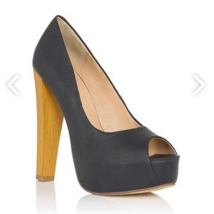 Just fab Charlene platform in black